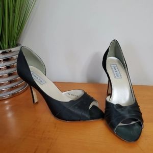 Black Fabric Heel
